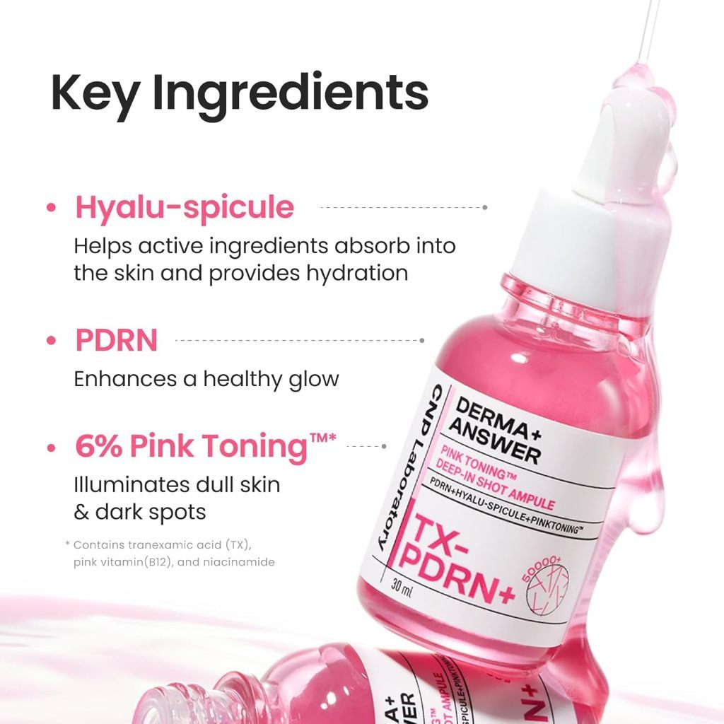 CNP Derma+ Answer Pink Toning Deep In Shot Ampoule 30ml, 15ml