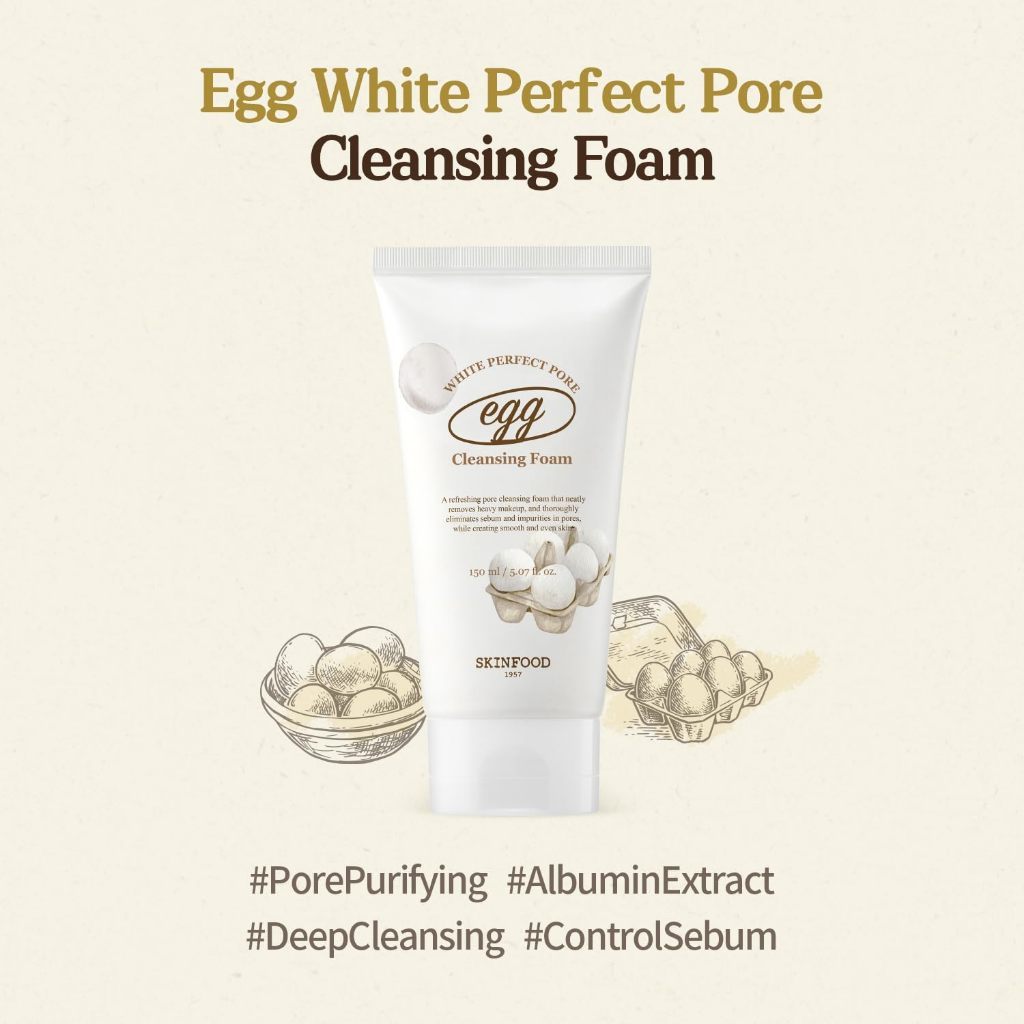 SKINFOOD EGG Cleansing Foam 150ml