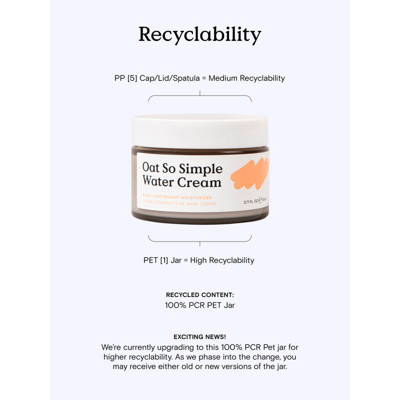 KRAVE BEAUTY Oat So Simple Water Cream 80ml