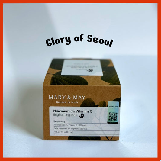 MARY&MAY Niacinamide Vitamin C Brightening Mask 30 Sheets 400g