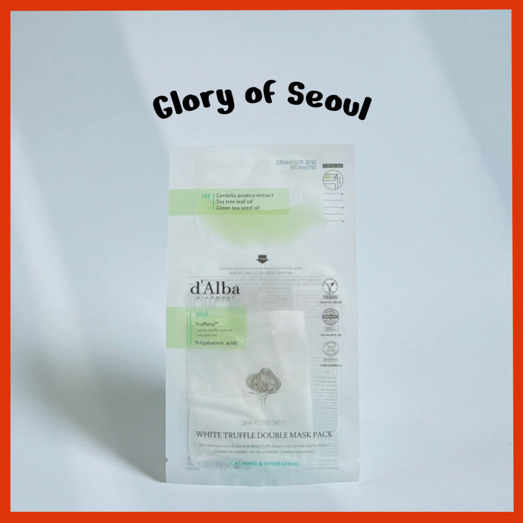 d'Alba White Truffle Double Mask 1 Sheet