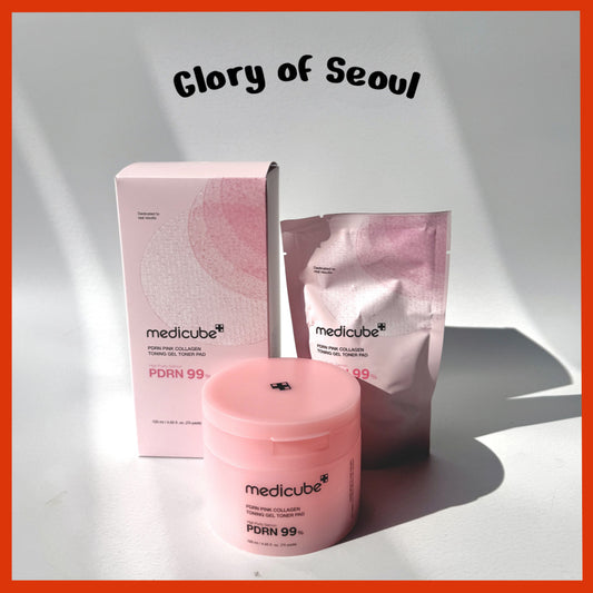 MEDICUBE PDRN Pink Collagen Toning Gel Toner Pad 70pads
