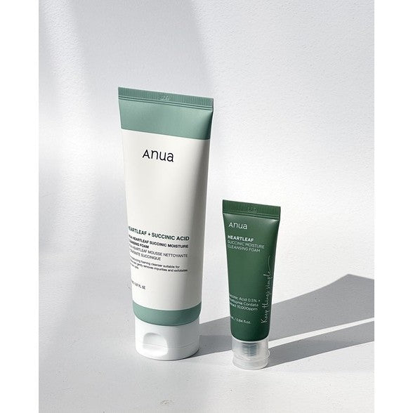 ANUA Heartleaf Succinic Moisture Cleansing Foam 25ml / 150ml