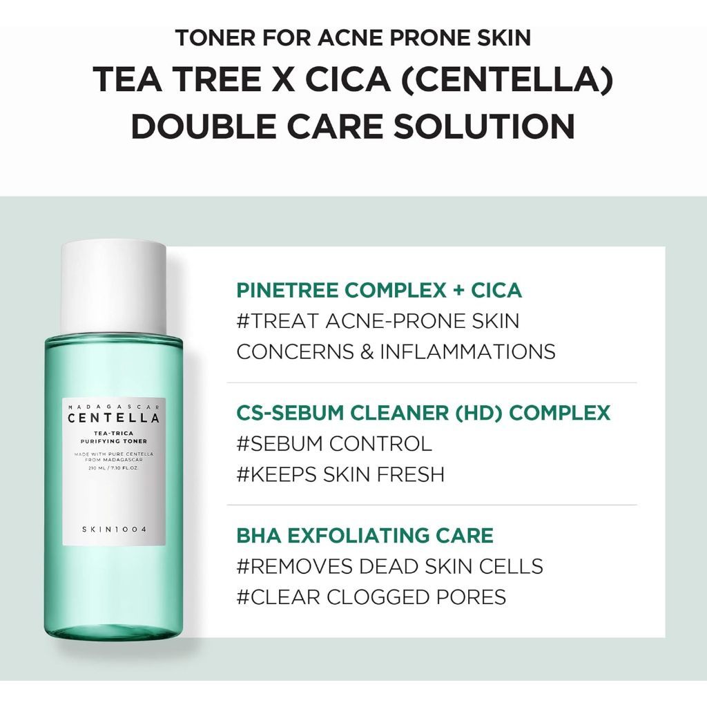 SKIN1004 Madagascar Centella Tea-Trica Purifying Toner 210ml