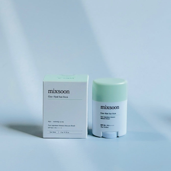 mixsoon Sun Stick SPF 50+ PA++++ 15g (2 Types) | Bean / Cica-Hyal