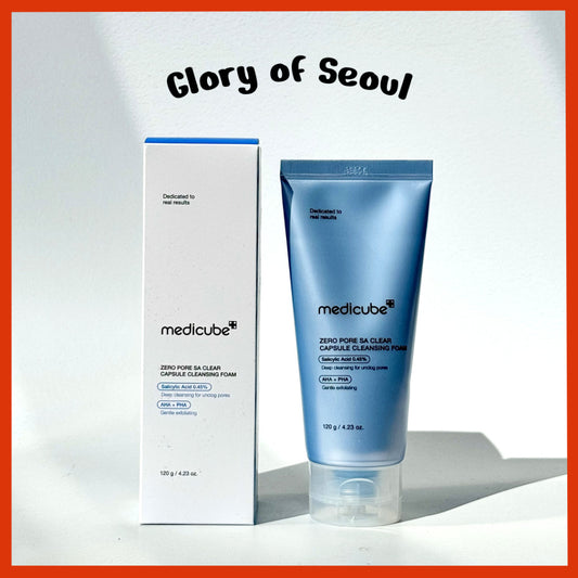 MEDICUBE Zero Pore SA Clear Capsule Cleansing Foam 120g