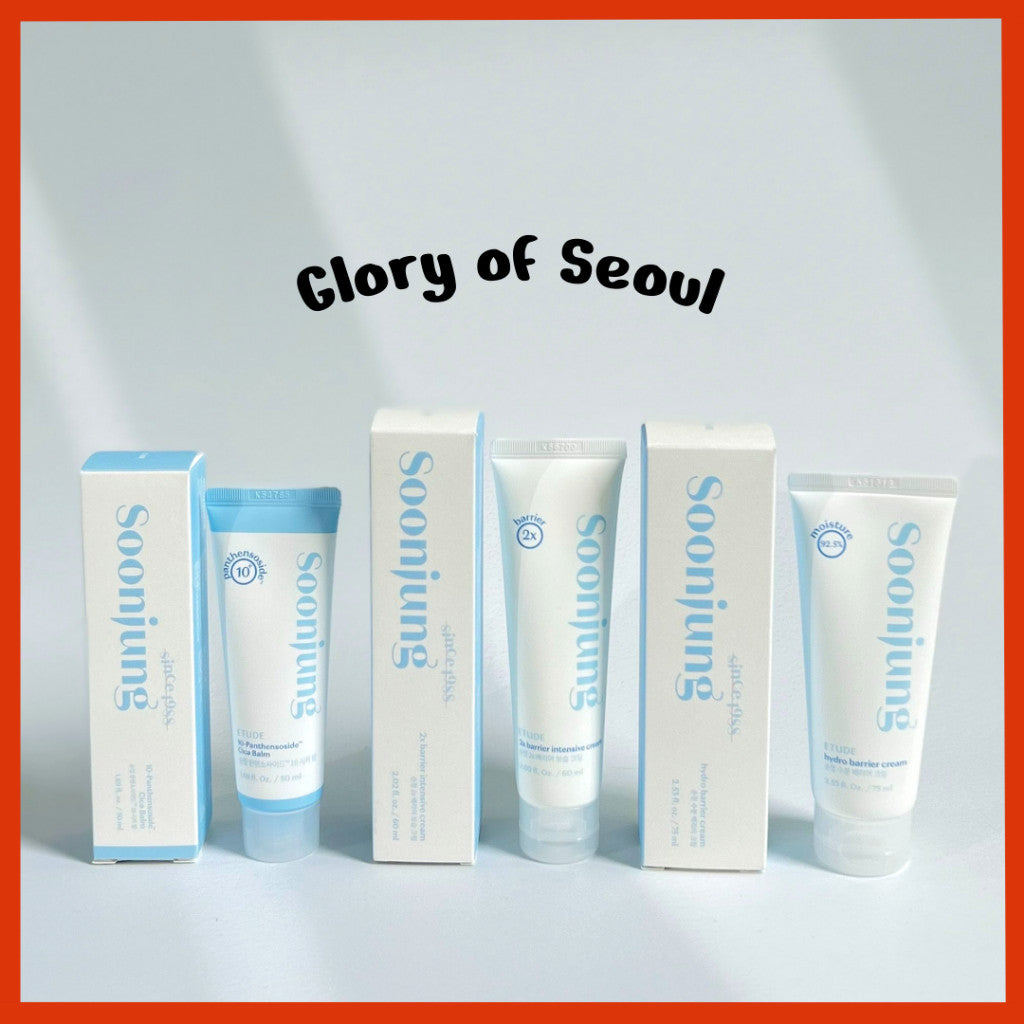 ETUDE SoonJung 2x Barrier Intensive Cream 60ml / Hydro Barrier Cream 75ml / 5-Panthensoside Cica Balm 40ml