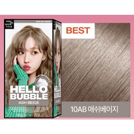 [Renovado] Tinte para cabello Mise en Scene New Hello Bubble