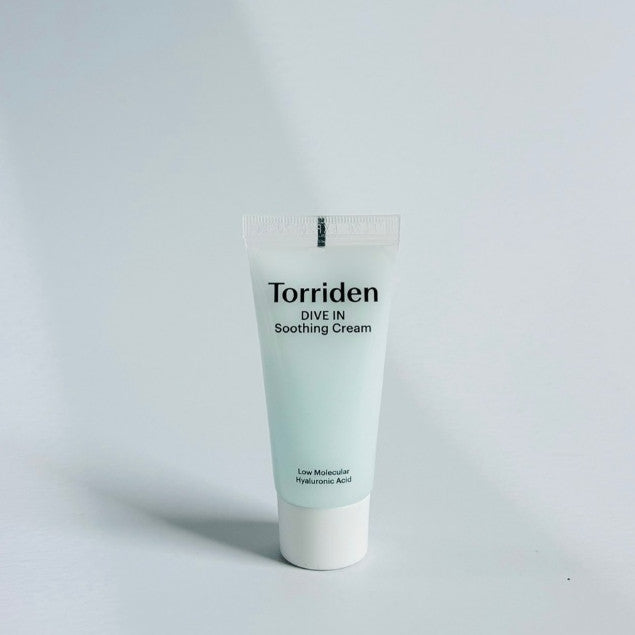 [MINI] Torriden DIVE-IN Low-Molecular Hyaluronic acid Soothing Cream 20ml  / Toner 50ml / Cream 20ml (3 Options)