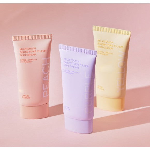 MILKTOUCH Snow Tone Filter Sunscreen SPF50 PA++++ 50ml / 3 colors