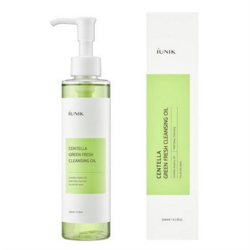 [IUNIK] Centella Green Fresh Cleansing Oil, 200mL