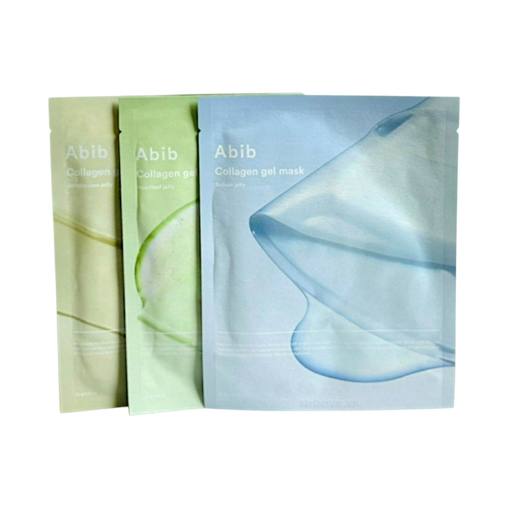 Abib Collagen Gel Mask 35g 1 Sheet (3 Types) | Sedum Jelly / Jericho Rose Jelly / Heartleaf Jelly