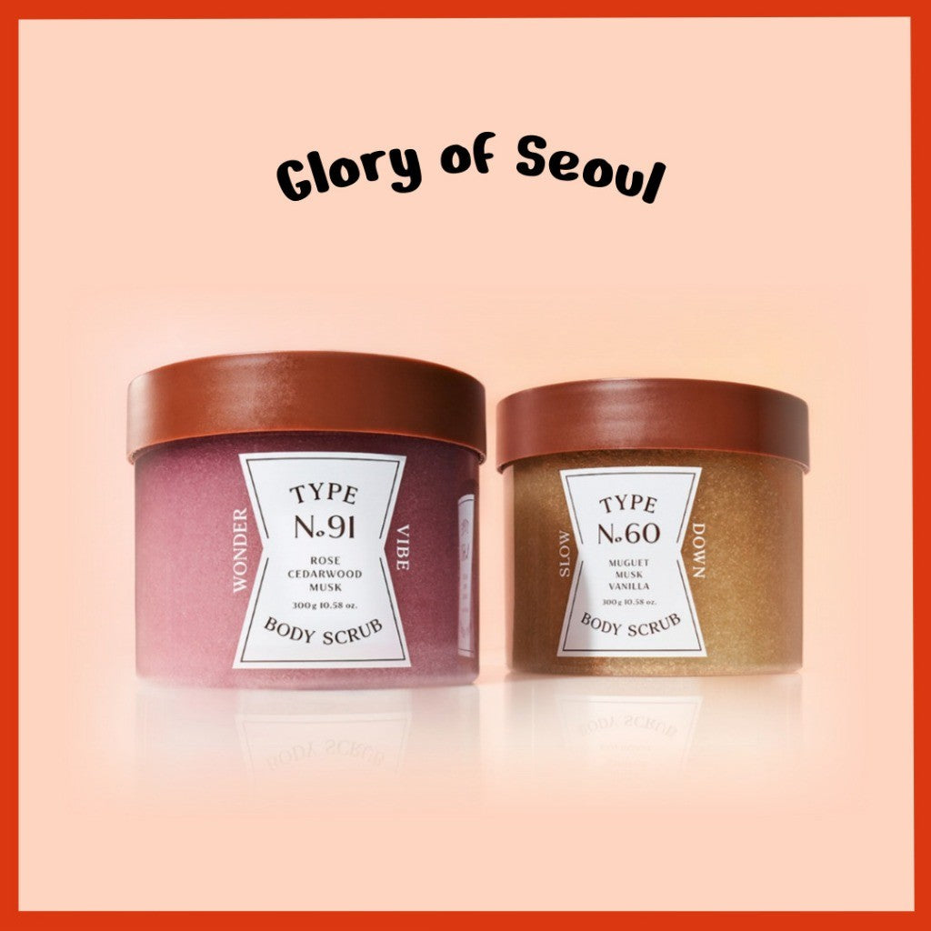[Type NO.] Body Scrub, 2Type (No.60 Slow Down / No.91 Wonder Vibe) 300g