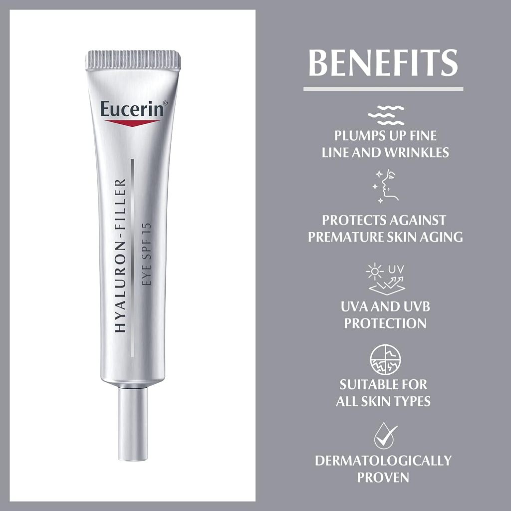 EUCERIN Tratamiento Antiedad Contorno de Ojos HYALURON-FILLER 15ml