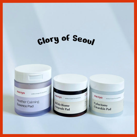 Manyo Toner Pads 3 types (Bifida Biome / Heather Calming / Galac Niacin)