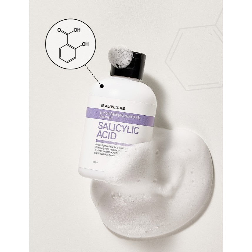 ALIVE:LAB Enrich Salicylic Acid 0.5% Cleanser 170ml