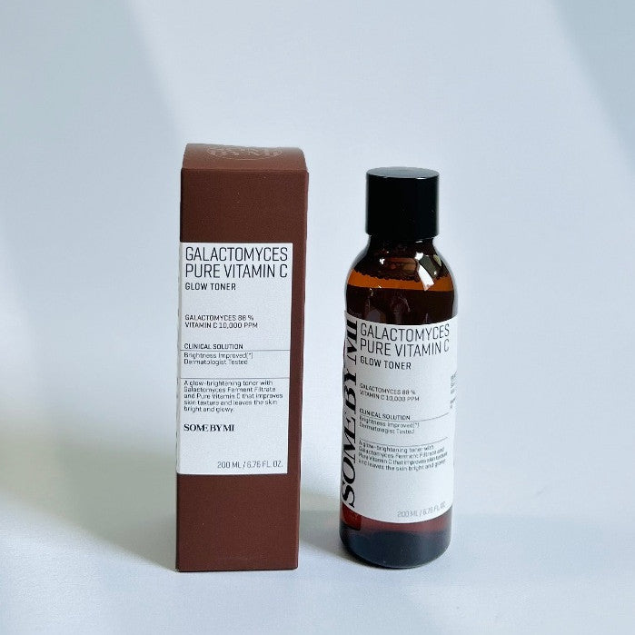 SOME BY MI Galactomyces Pure Vitamin C Glow Toner - 6.76Oz, 200ml - Brightening and Refreshing Effect - Improvement of Skin Irritation and Elasticity - Facial Skin Care