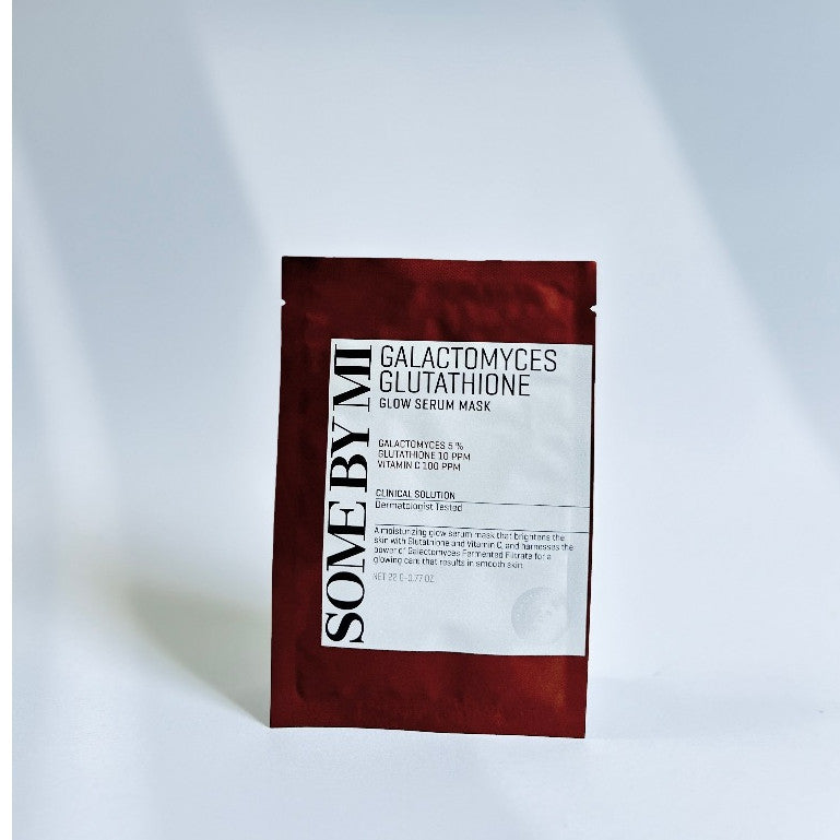 SOME BY MI Galactomyces Glutathione Glow Serum Mask Sheet/ Retinol Intensive Reactivating Mask 1ea