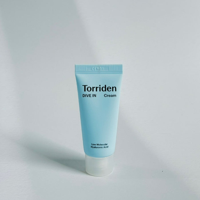 [MINI] Torriden DIVE-IN Low-Molecular Hyaluronic acid Soothing Cream 20ml  / Toner 50ml / Cream 20ml (3 Options)