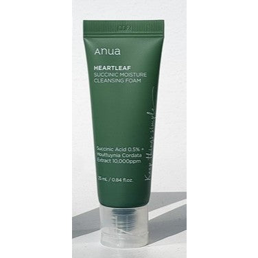 ANUA Heartleaf Succinic Moisture Cleansing Foam 25ml / 150ml