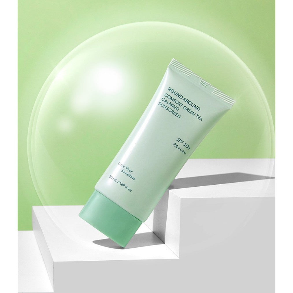 ROUND AROUND Comfort Green Tea Sunscreen 50ml