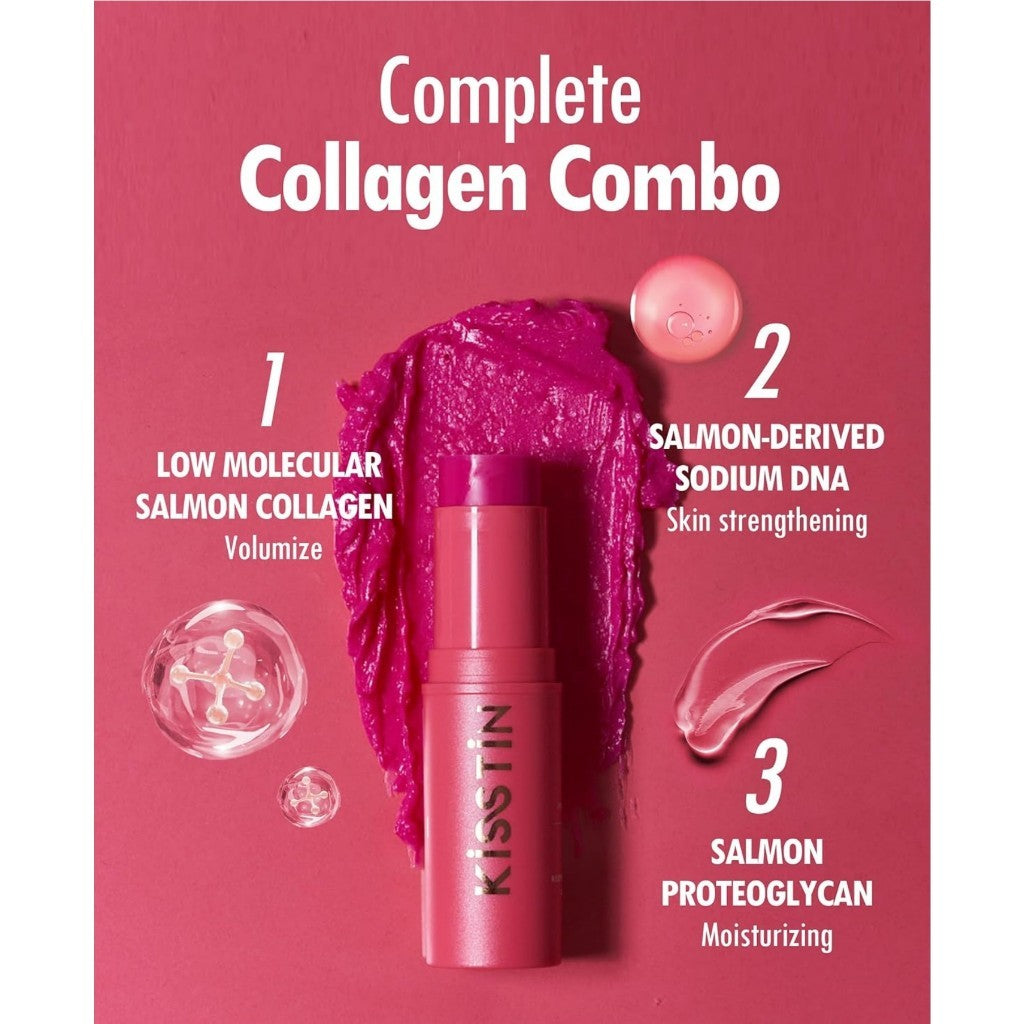 [KAHI] Kisstin Balm Pink, 9g | Skin-Refining Face Balm Moisturizer & Makeup Stick