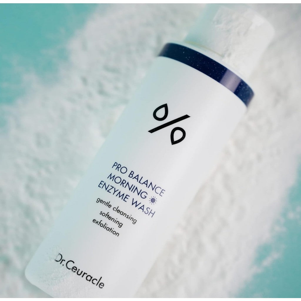 Dr.Ceuracle Pro Balance Morning & Night Enzyme Wash, 50g | Maltose, Corn Starch Powder Cleanser Removing Sebum | Exfoliating, pH Balancing Care