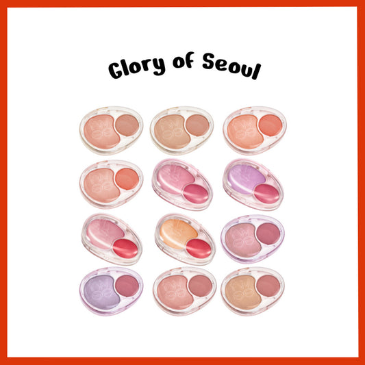 FWEE Mellow Dual Blusher (12 Colors)