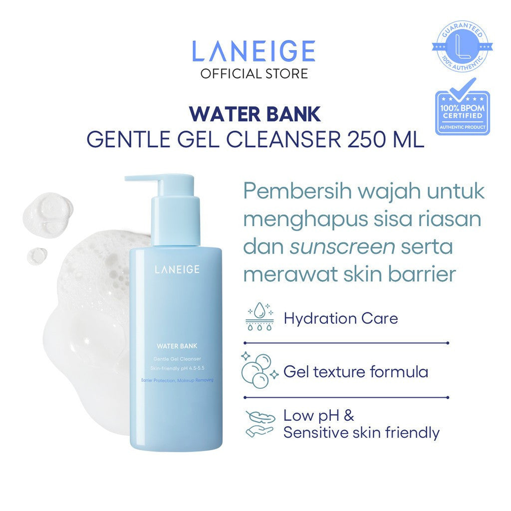 LANEIGE Waterbank gentle gel cleanser 250ml