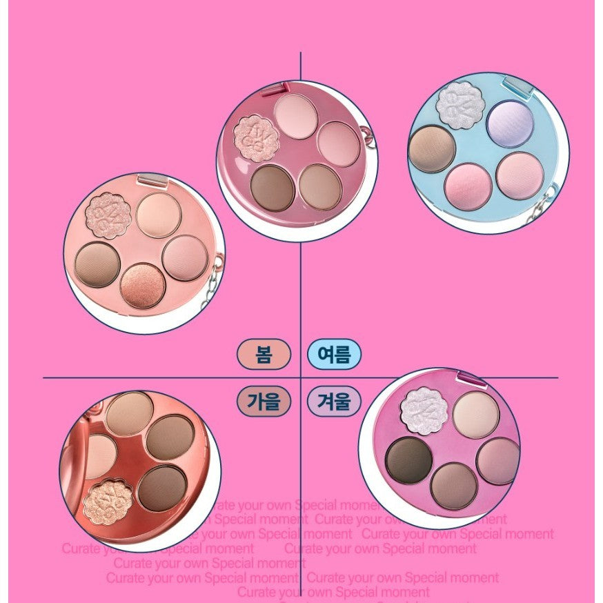 [NEW] FWEE Pocket Eye Palette 5 colors , keyring Options