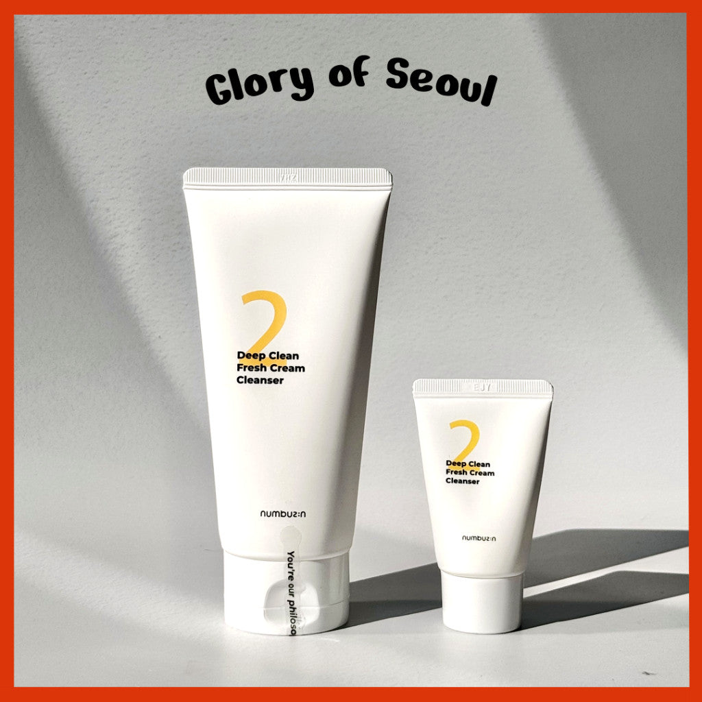 numbuzin No.2 Deep Clean Fresh Cream Cleanser 120ml / 15ml