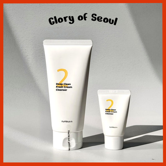 numbuzin No.2 Deep Clean Fresh Cream Cleanser 120ml / 15ml