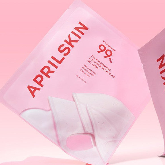 Mascarilla en gel con cápsulas de colágeno APRILSKIN TXA 99, 2 opciones