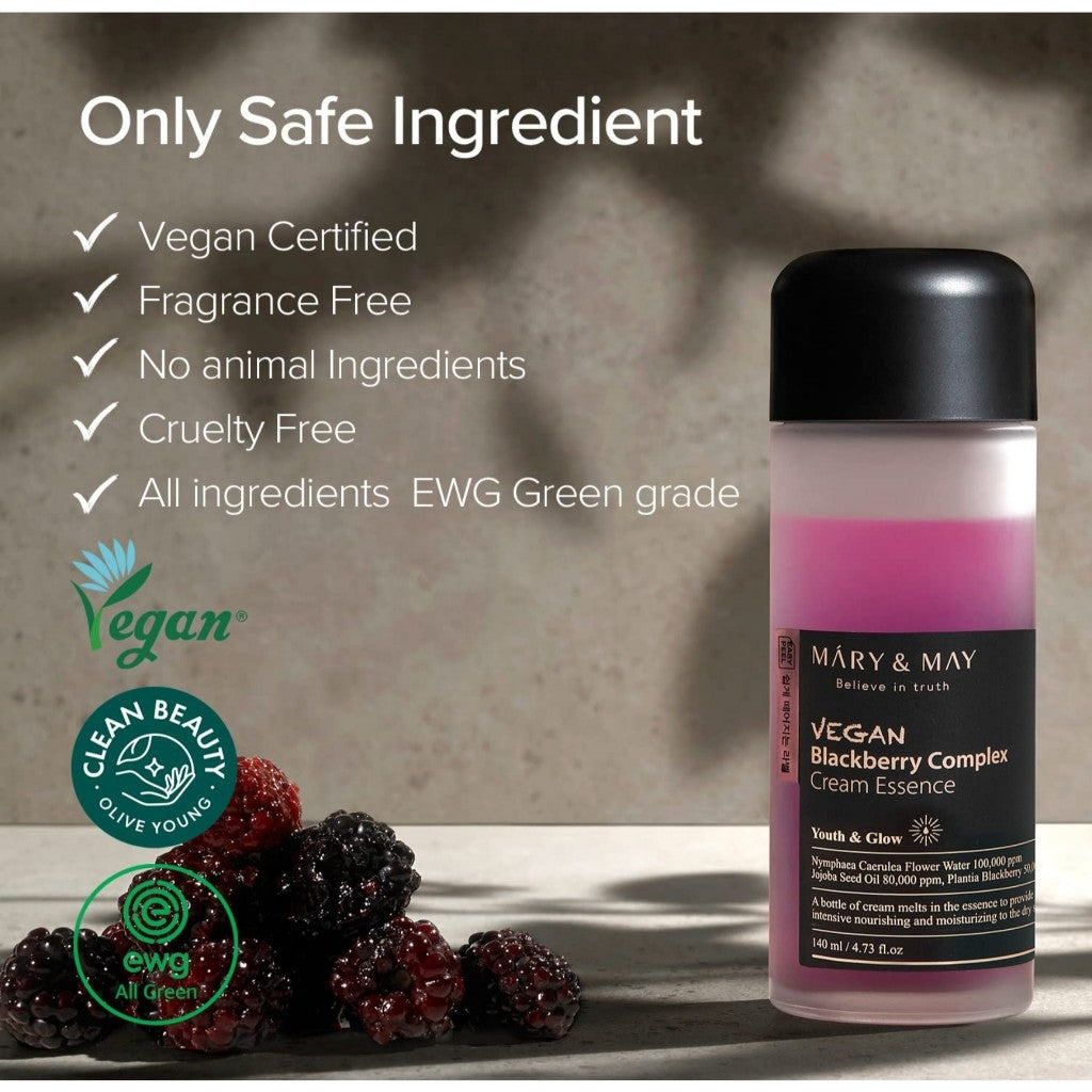[MINI] MARY&MAY Vegan Blackberry Complex Cream Essence 30ml