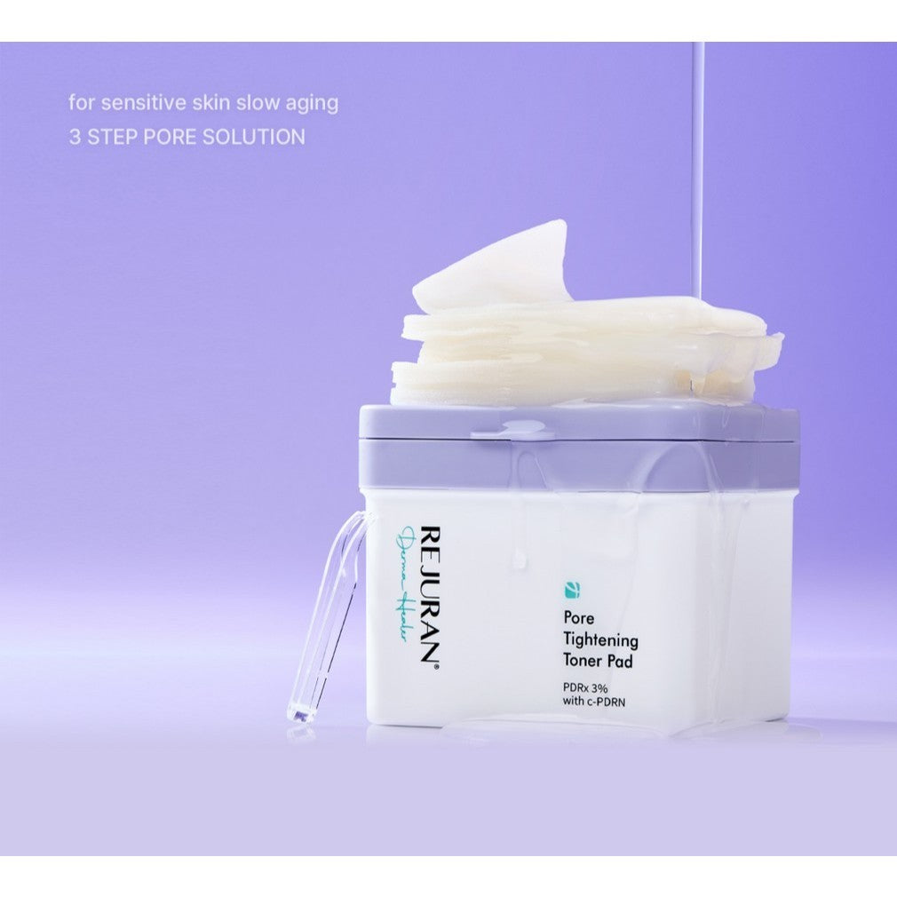 REJURAN Derma Healer Pore Tightening Toner Pads 220mL(60 Sheets) / 2 Options