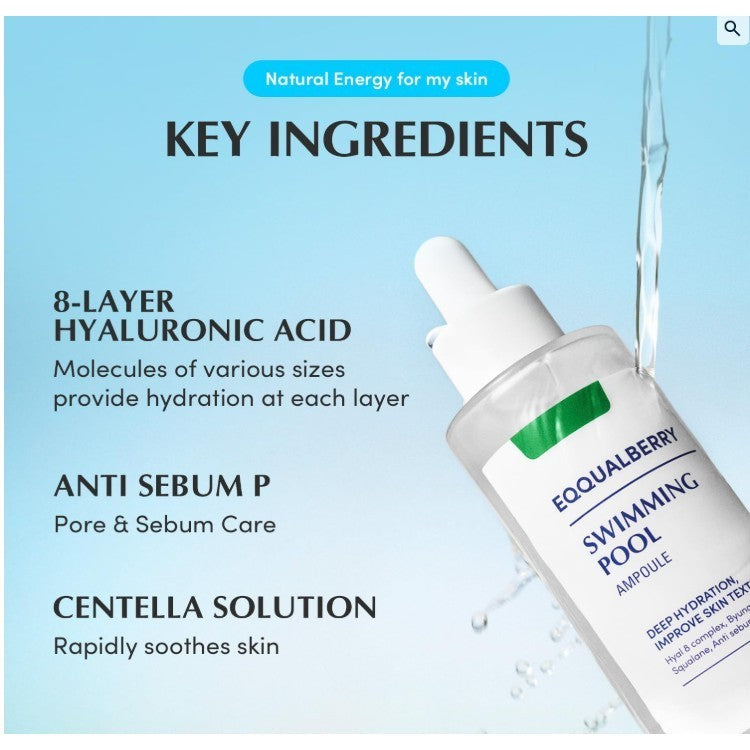 EQQUALBERRY Ampolla para Piscina 50ml