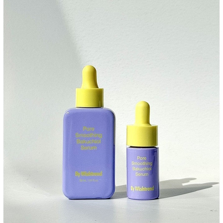 Sérum Suavizante de Poros com Bakuchiol da BY WISHTREND 30ml, 10ml