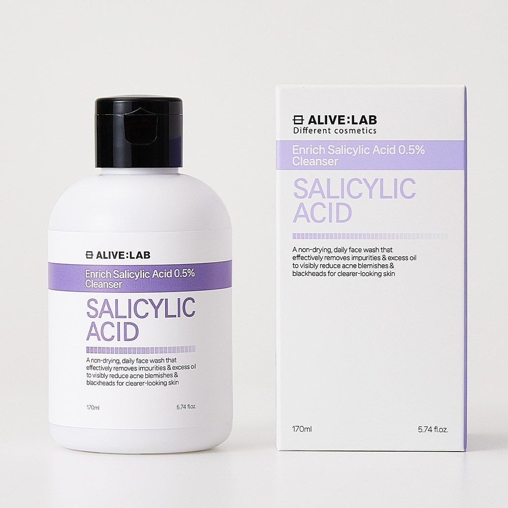 ALIVE:LAB Enrich Salicylic Acid 0.5% Cleanser 170ml