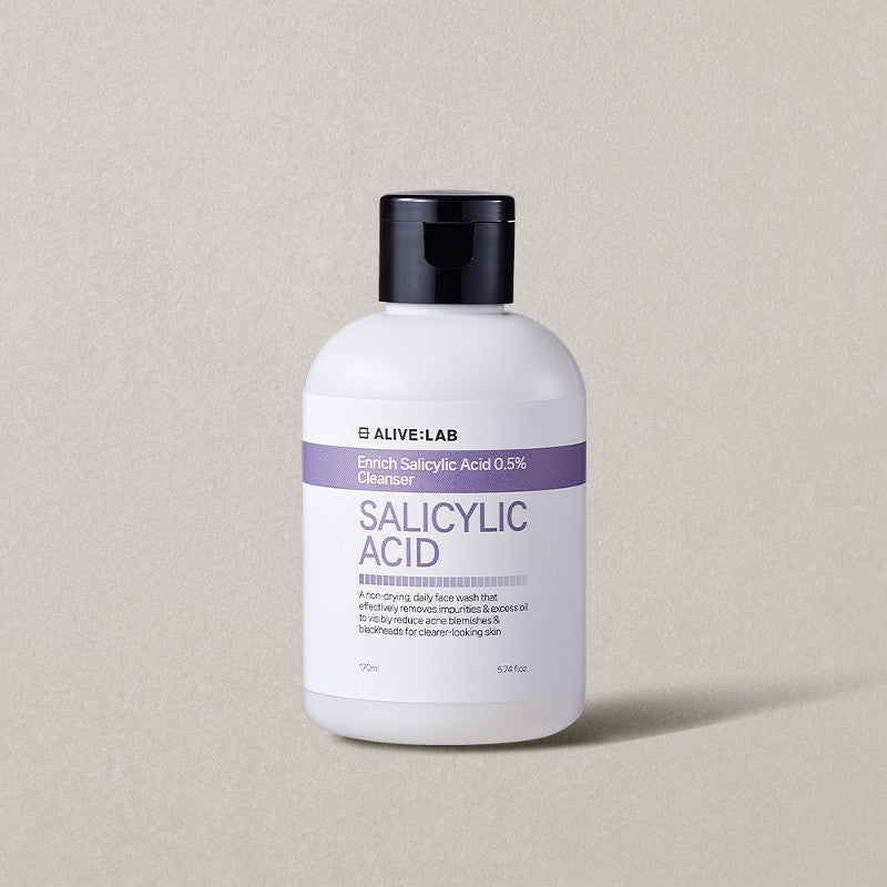 ALIVE:LAB Enrich Salicylic Acid 0.5% Cleanser 170ml
