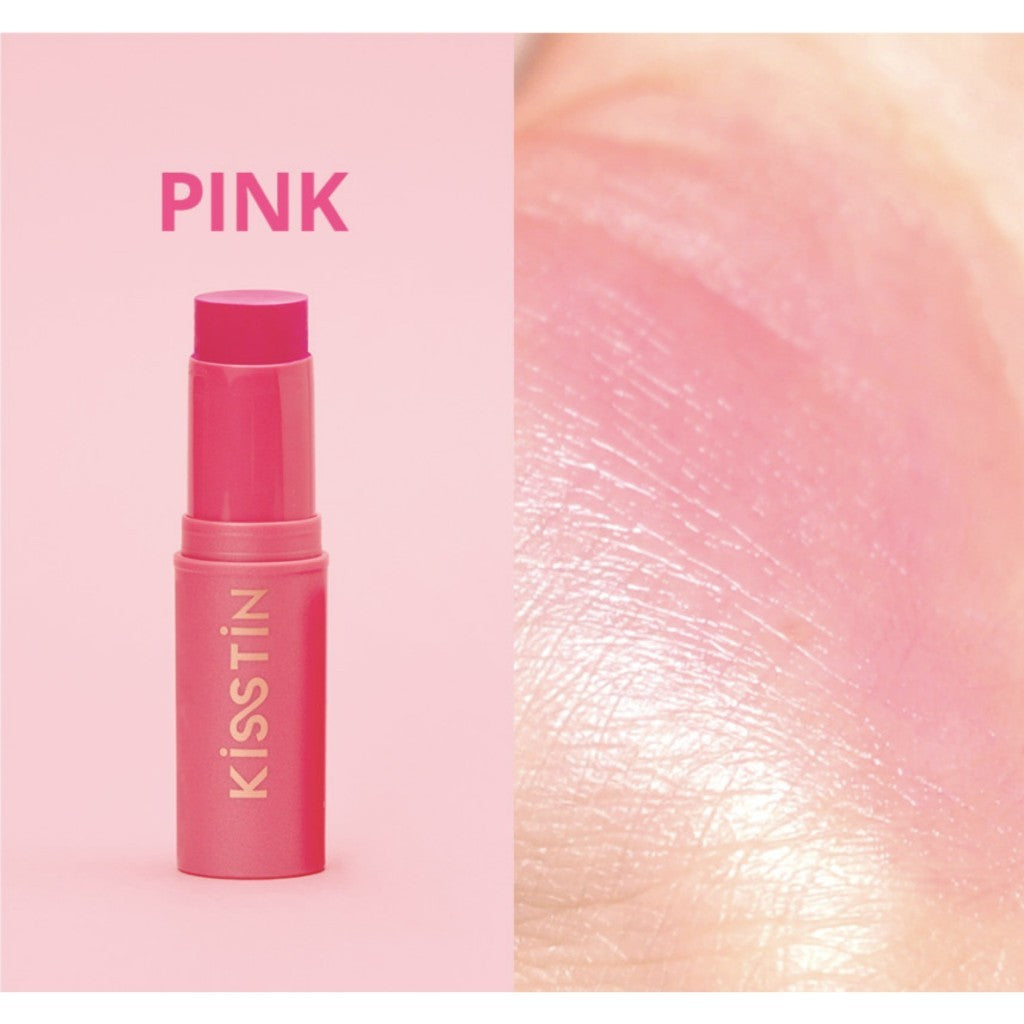 [KAHI] Kisstin Balm Pink, 9g | Skin-Refining Face Balm Moisturizer & Makeup Stick