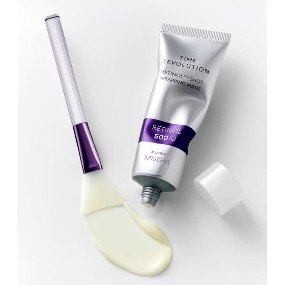 Mascarilla MISSHA Time Revolution Retinol 500 Shot Wrapping Mask 80g