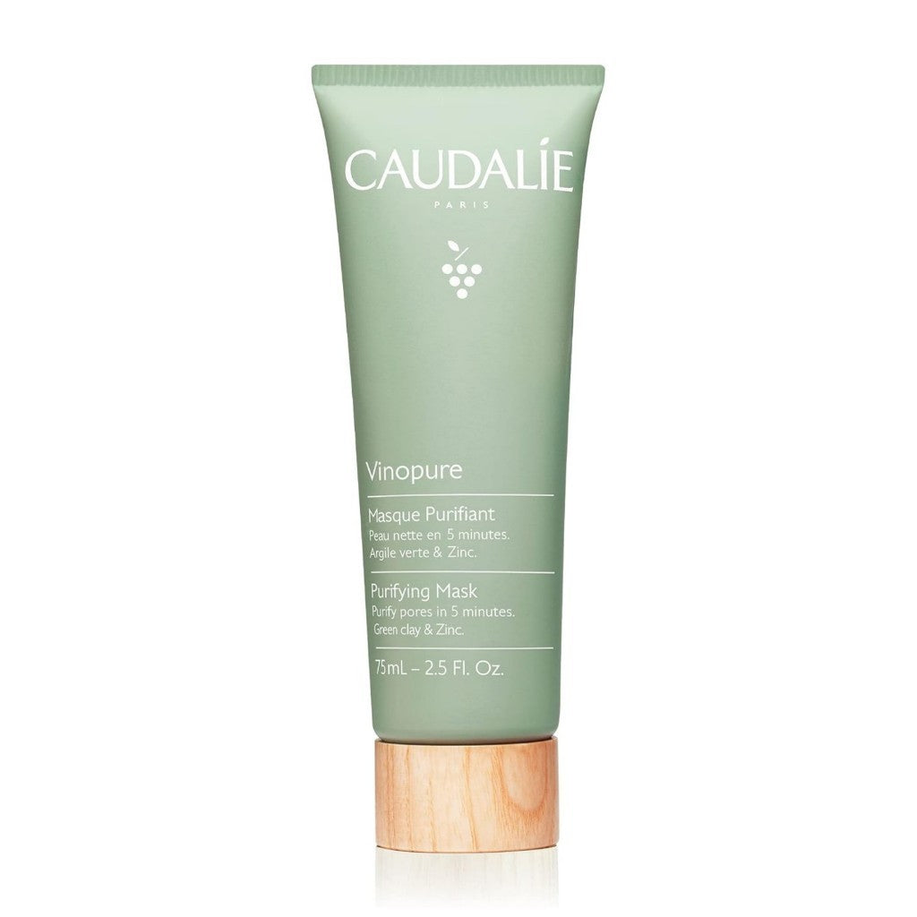 [Caudalie] Vinopure Purifying Clay Mask, 75mL | Purifies pores in 5 minutes