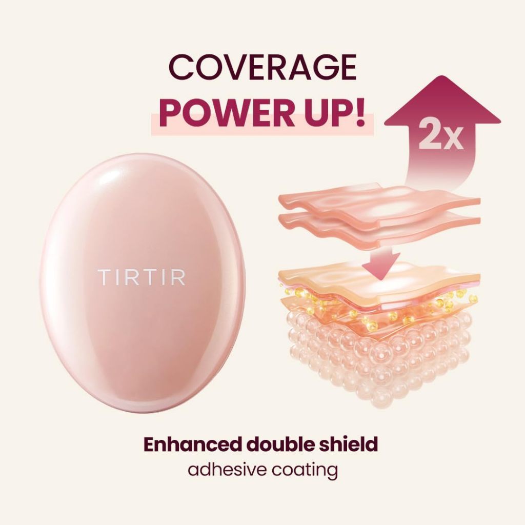 [MINI] TIRTIR Mask Fit All Cover Pink Cushion Foundation Mini 4.5g (3 Shades)