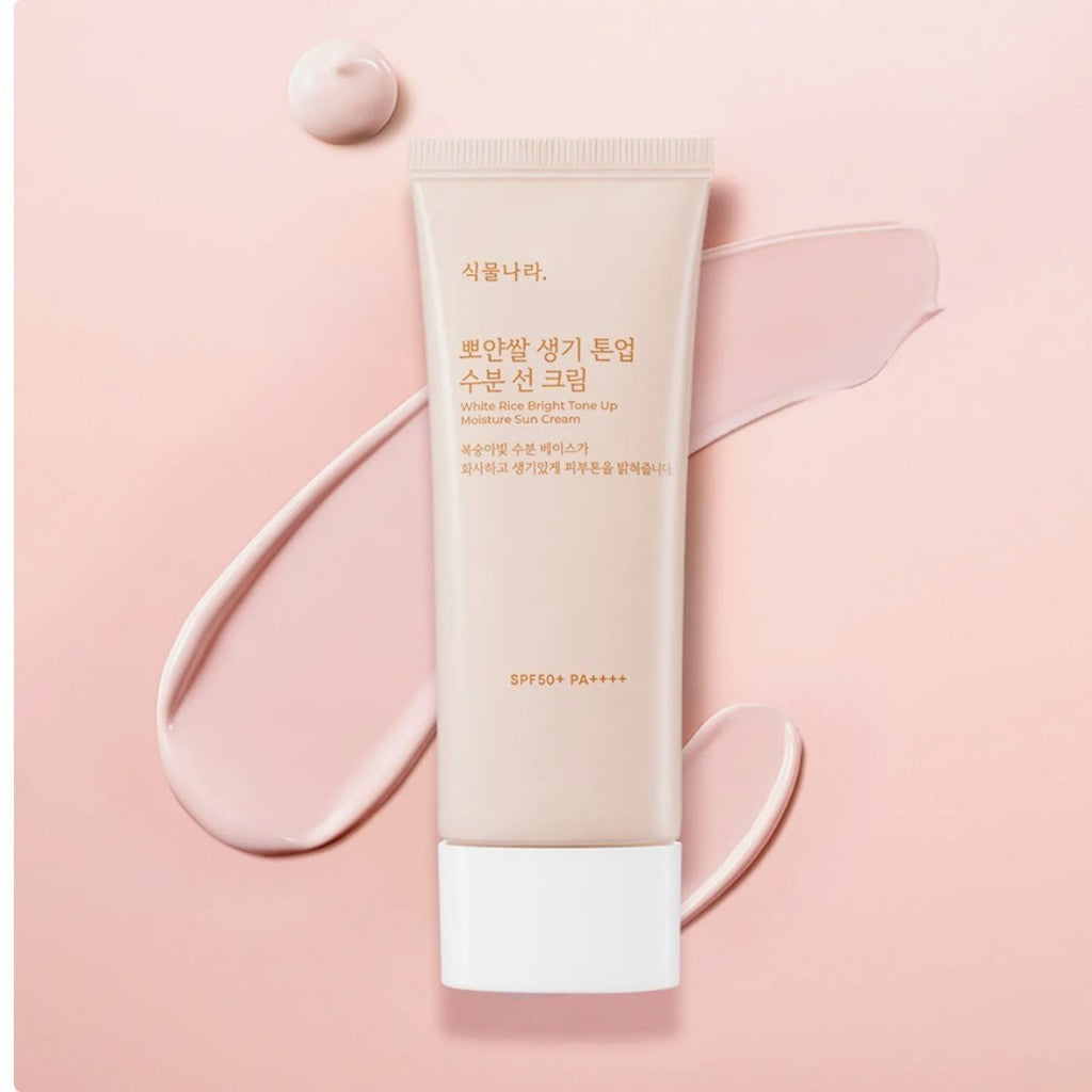 Shingmulnara White Rice Bright Tone Up Moisture Sun Cream, 100mL | SPF50+ PA++++