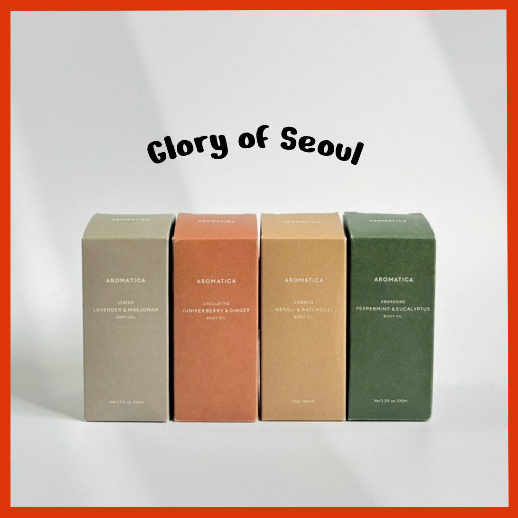 [AROMATICA] Aromatherapy Body Oil 100ML / 3.38 fl. oz. - Aroma Massage Oil