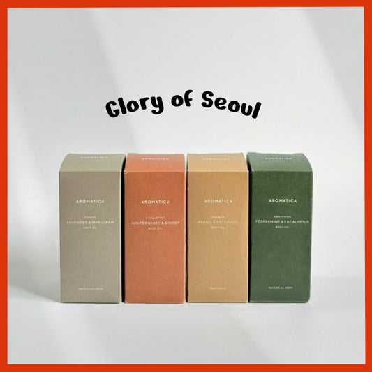 [AROMATICA] Aromatherapy Body Oil 100ML / 3.38 fl. oz. - Aroma Massage Oil