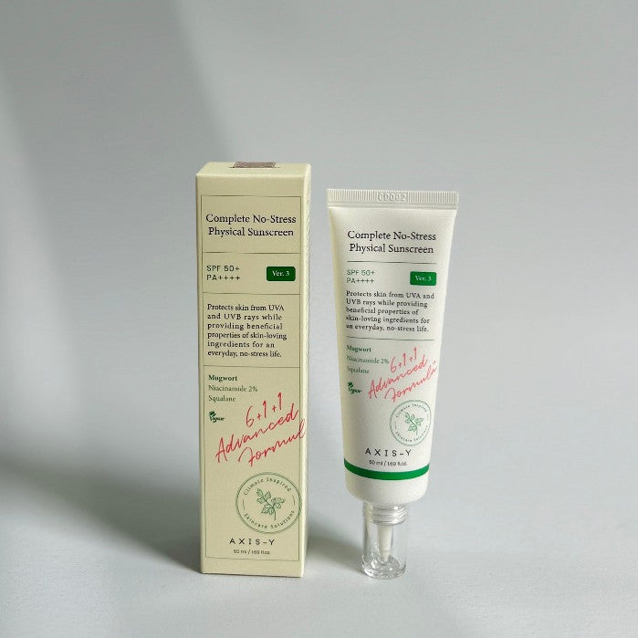 AXIS-Y Complete No-Stress Physical Sunscreen SPF50 PA++++ 50ml