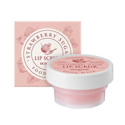 SKINFOOD Food Mask Lip Scrub 21ml (3 Types) │ Strawberry Sugar Lip Scrub / Lemon Dill Butter Lip Balm / Honey Sugar Lip Sleeping Pack