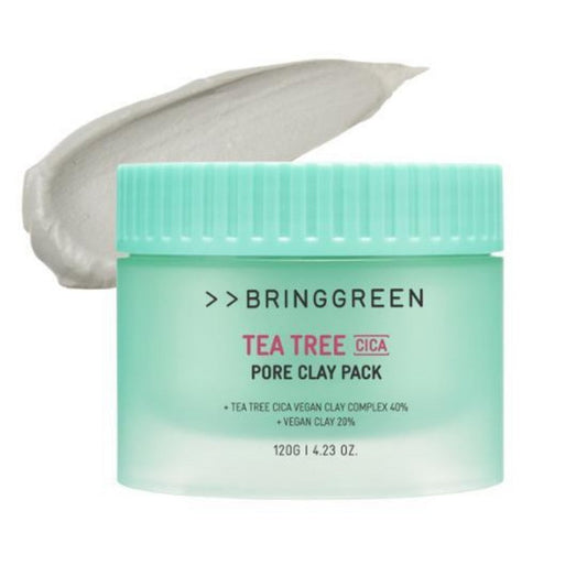 BRING GREEN Tea Tree Cica Pore Clay Pack Mild 120g / Strong 100g (2 Types)