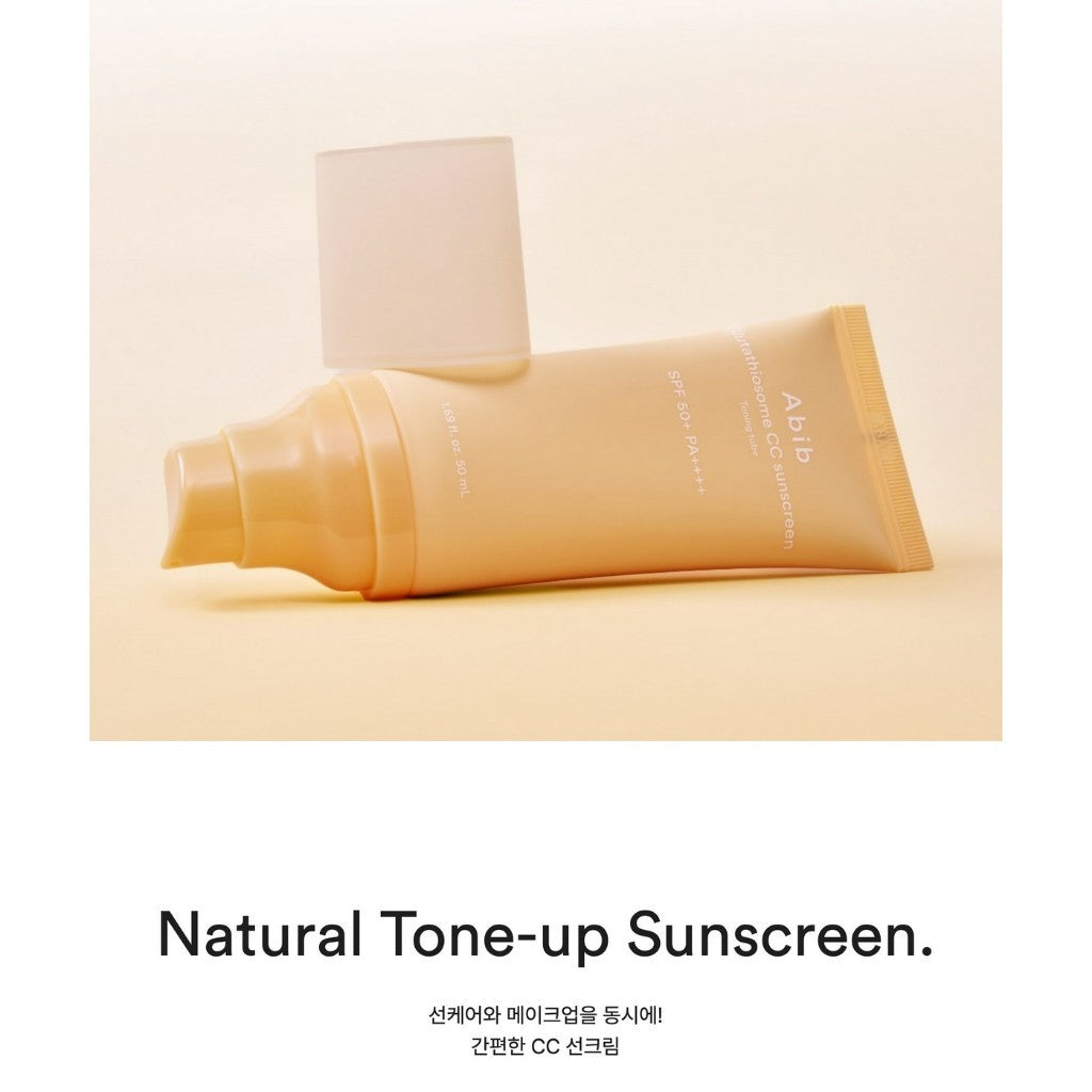 Abib Sunscreen SPF50+ PA++++ 50ml (3 Types) | Heartleaf Mild Relief / Sedum Hyaluron Watery / Glutathiosome CC Toning